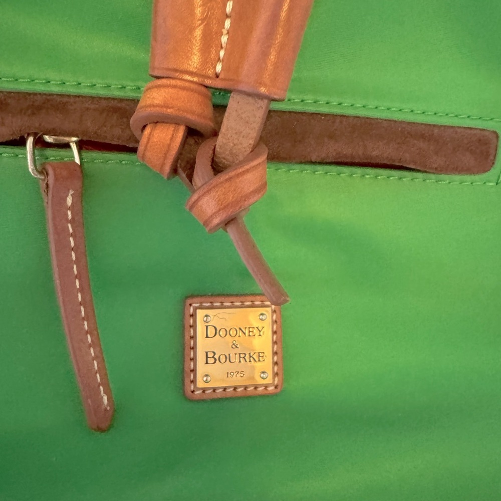 Dooney & Bourke Nylon Small Allie Backpack in Kelly Green - Picture 3 of 7